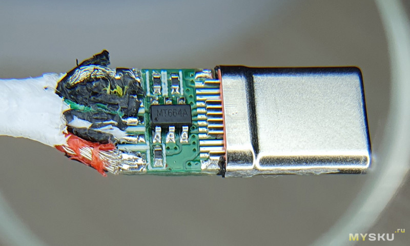 Кабель Toocki USB A-C, обеспечивающий силу тока 6А