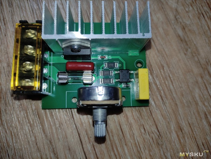 Модуль регулятора мощности на симисторе.  SCR 4000 Вт