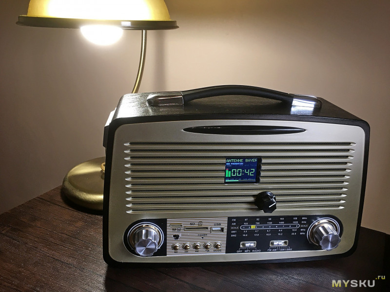 WiFi-радио в псевдо-ретро-приёмнике Kemai MD-1700BT