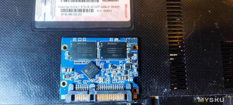 XrayDisk 256гб после менее трех лет перестал работать