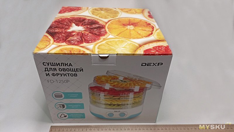 Сушилка для овощей и фруктов DEXP FD-1250P