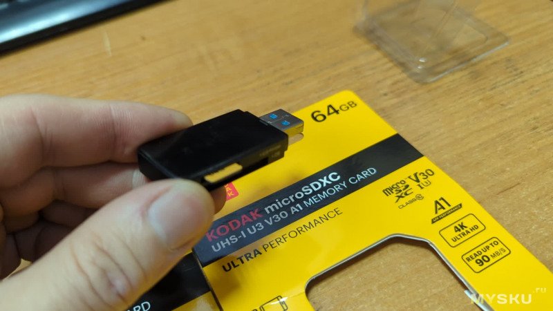 Бюджетные micro SD карты Kodak на 64Gb за 1,99$ в приложении