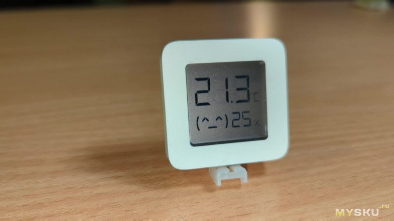 Термометр Xiaomi Mijia. Питание от аккумулятора вместо  CR2032.