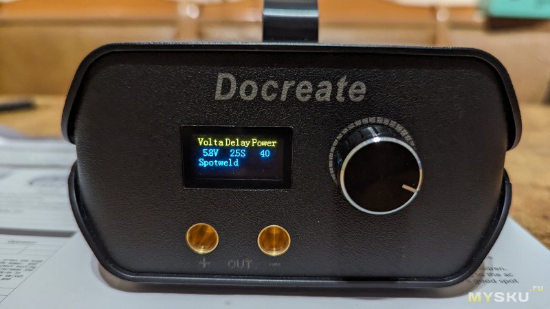 Docreate DO-02. Устройство для точечной сварки батарей на основе суперконденсаторов