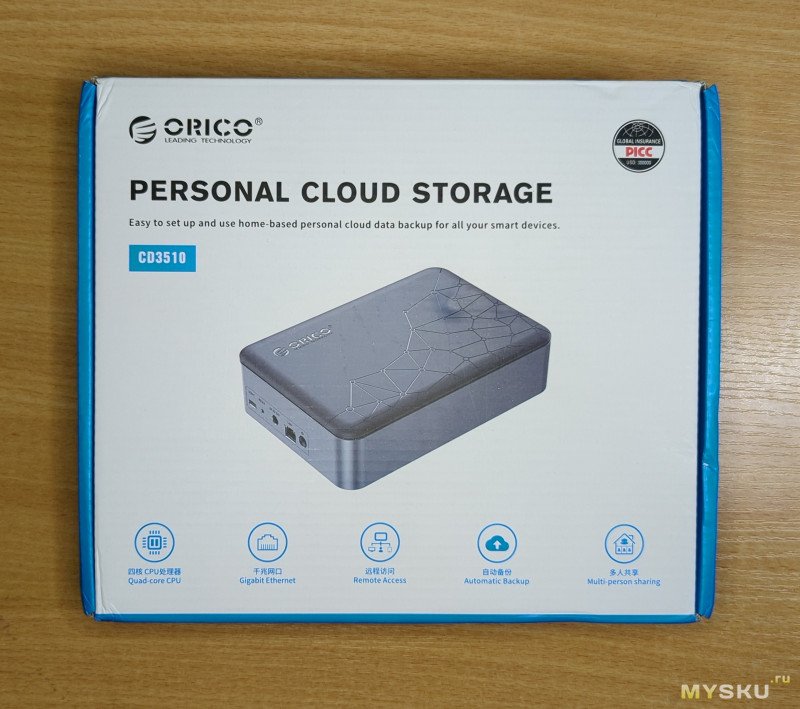 NAS Orico CD3510 - Персональное облачное хранилище для дома